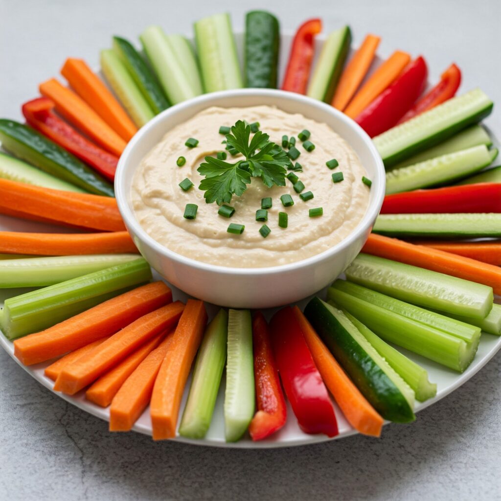 Colorful Vegetable Dippers