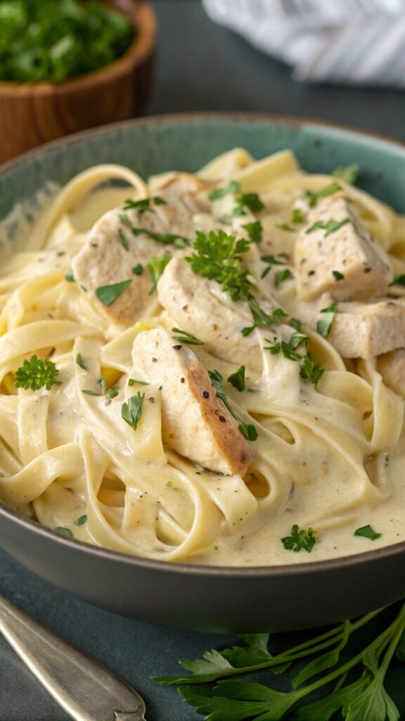 Creamy Chicken Fettuccine
